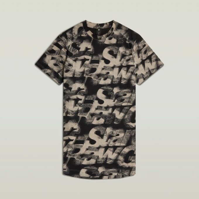 Sprayed Letters Loose Dress Sprayed Letters Loose Dress