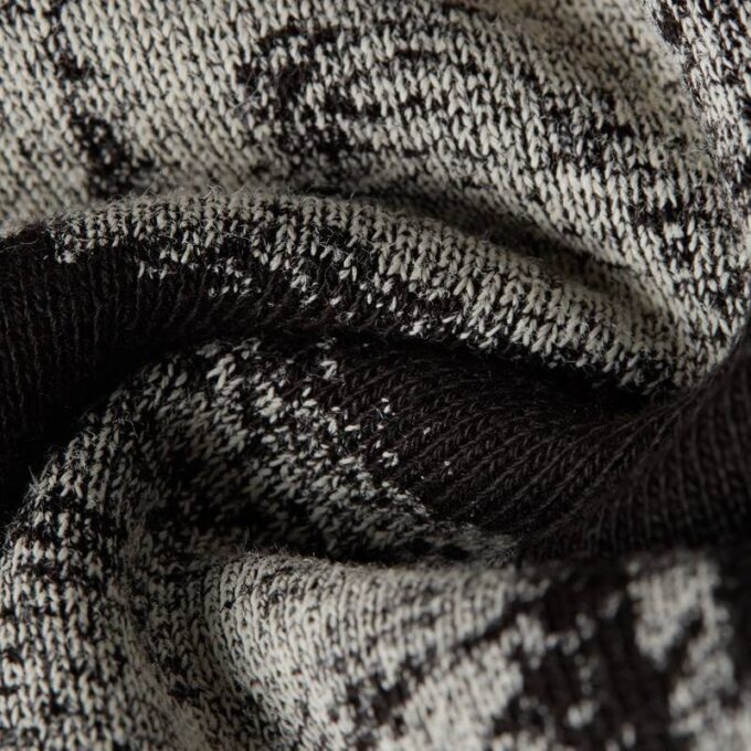 Sprayed Letters Loose Hooded Sweater