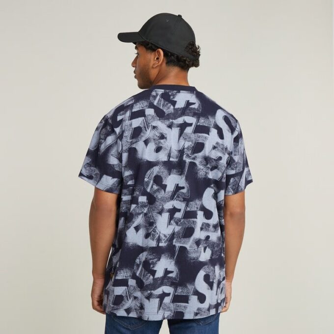 Sprayed Letters Loose T-Shirt Sprayed Letters Loose T-Shirt