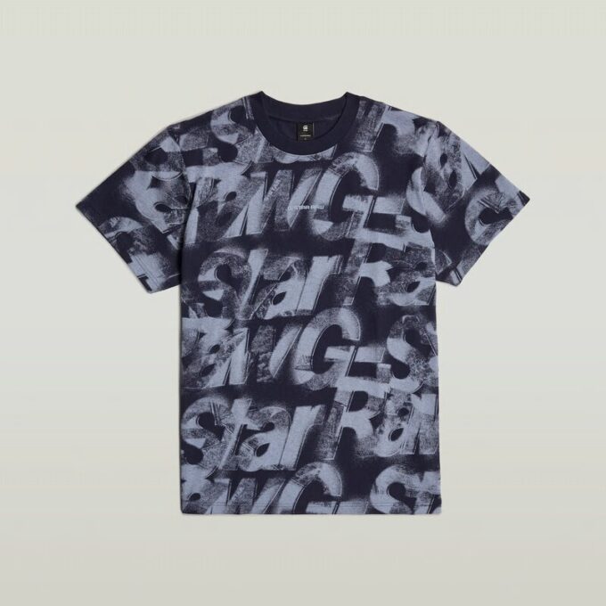 Sprayed Letters Loose T-Shirt Sprayed Letters Loose T-Shirt