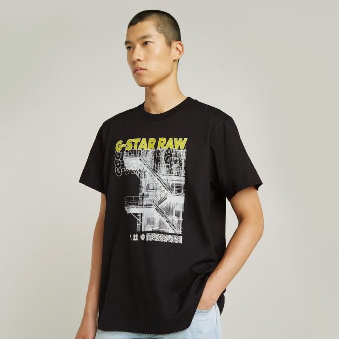 Stairs Graphic Loose T-Shirt Stairs Graphic Loose T-Shirt