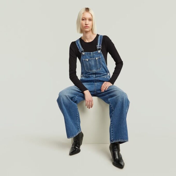 Straight Leg Dungaree Straight Leg Dungaree