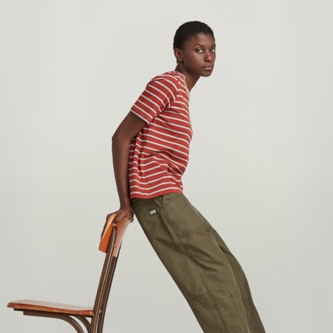 Stripe Small Graphic T-Shirt Stripe Small Graphic T-Shirt