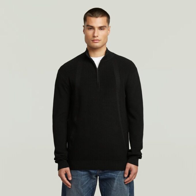 Structure Half Zip Knit Structure Half Zip Knit
