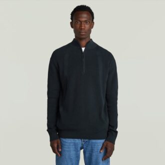 Structure Half Zip Knit