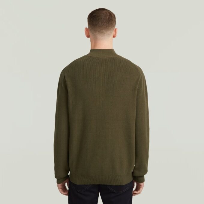 Structure Half Zip Knit