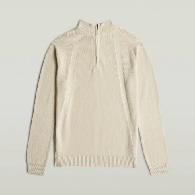 Structure Half Zip Knit