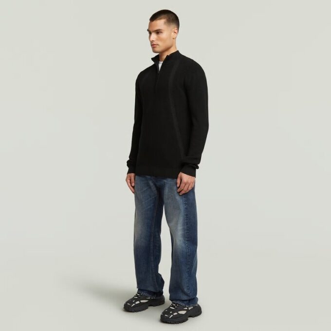 Structure Half Zip Knit Structure Half Zip Knit