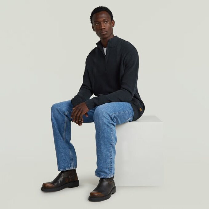 Structure Half Zip Knit Structure Half Zip Knit