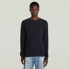 Structure Ribbed Knit Pullover Structure Ribbed Knit Pullover