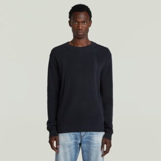 Structure Ribbed Knit Pullover