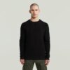 Structure Ribbed Knit Pullover