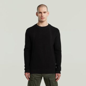 Structure Ribbed Knit Pullover