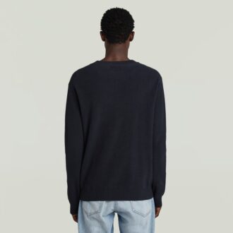 Structure Ribbed Knit Pullover