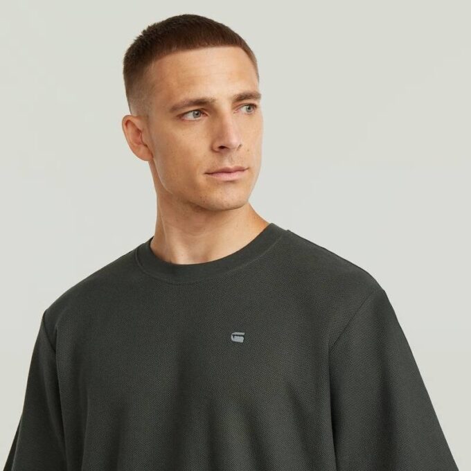 Structured Chest Logo T-Shirt