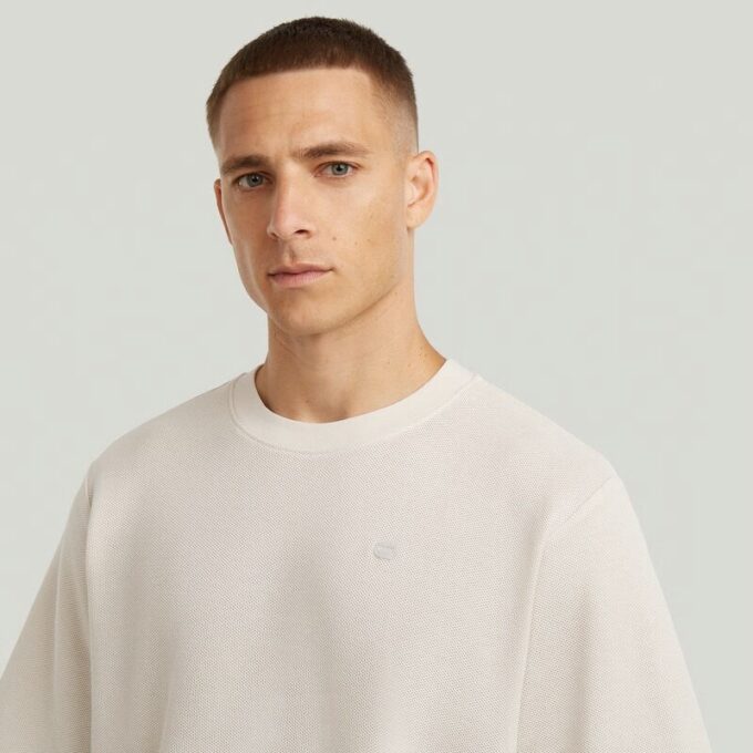 Structured Chest Logo T-Shirt Structured Chest Logo T-Shirt