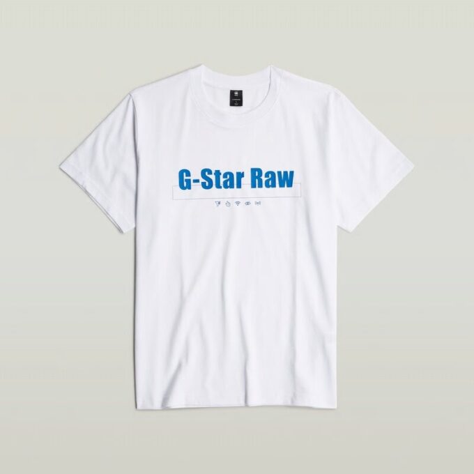 Symbols Print Loose T-Shirt