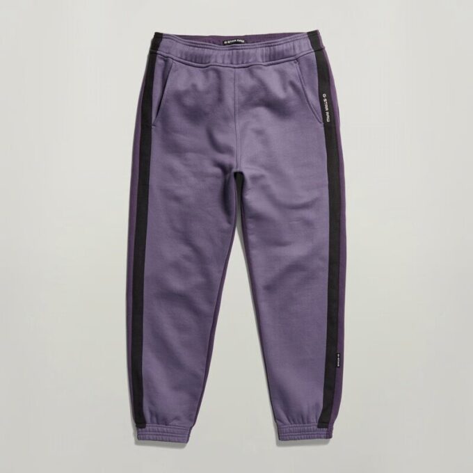 Tape Color Block Tapered Sweat Pants Tape Color Block Tapered Sweat Pants