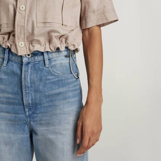 Tedie Ultra High Straight Jeans