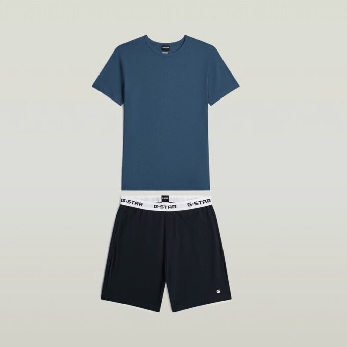 Tee And Short Pajamas Set