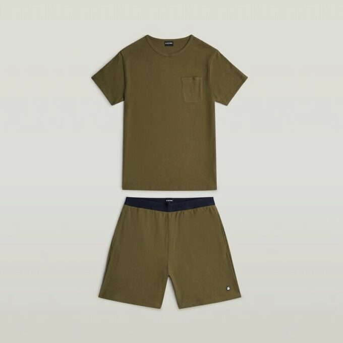 Tee And Short Pajamas Set