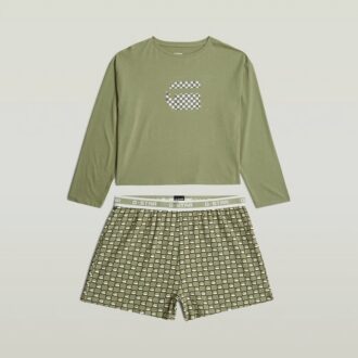 Tee And Short Pajamas Set