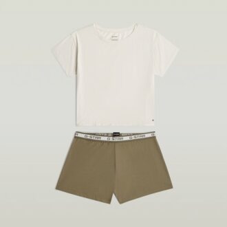 Tee And Short Pajamas Set