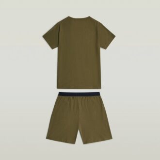 Tee And Short Pajamas Set