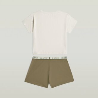 Tee And Short Pajamas Set