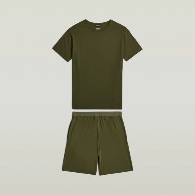 Tee And Short Pajamas Set Tee And Short Pajamas Set