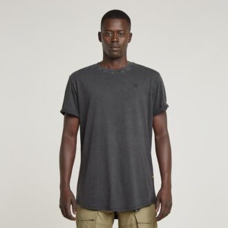 Text Back Graphic Overdyed Lash T-Shirt