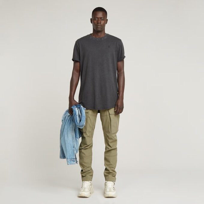 Text Back Graphic Overdyed Lash T-Shirt