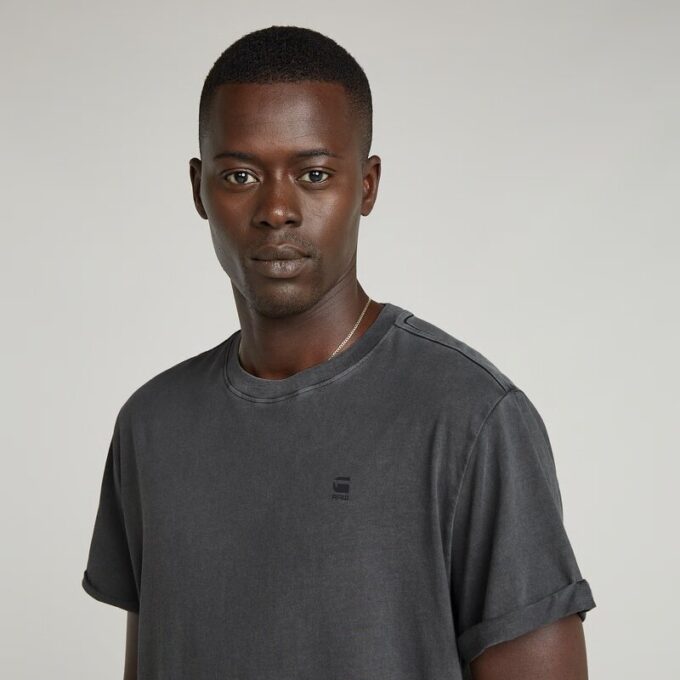 Text Back Graphic Overdyed Lash T-Shirt