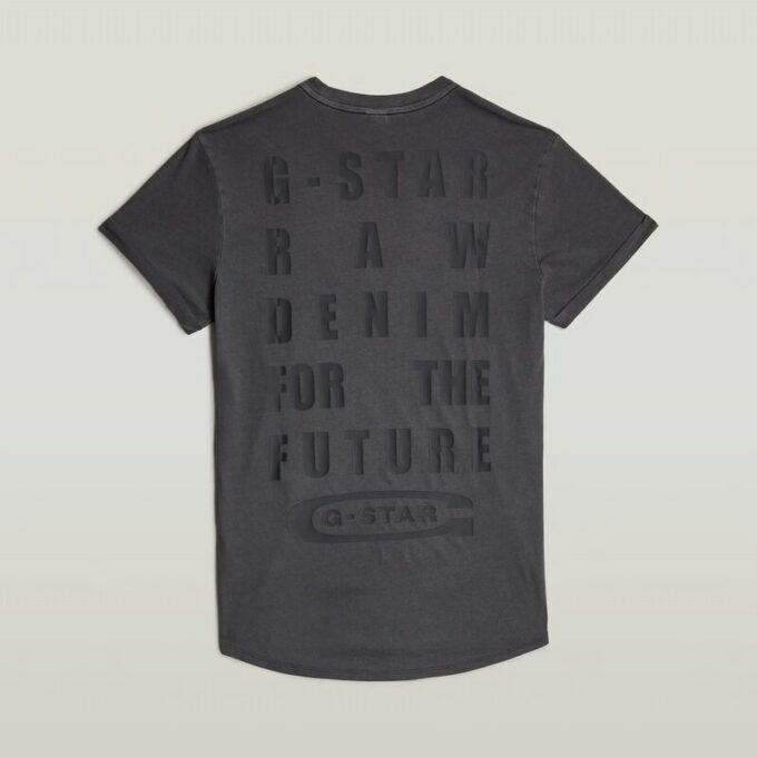 Text Back Graphic Overdyed Lash T-Shirt