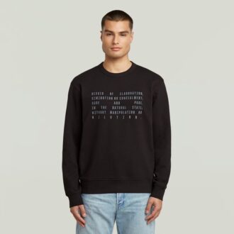 Text Graphic Sweater