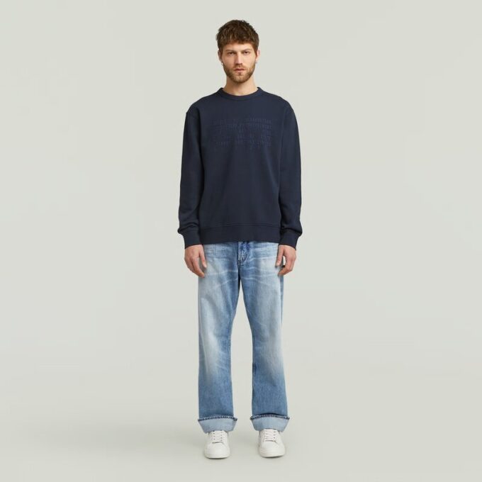 Text Graphic Sweater Text Graphic Sweater