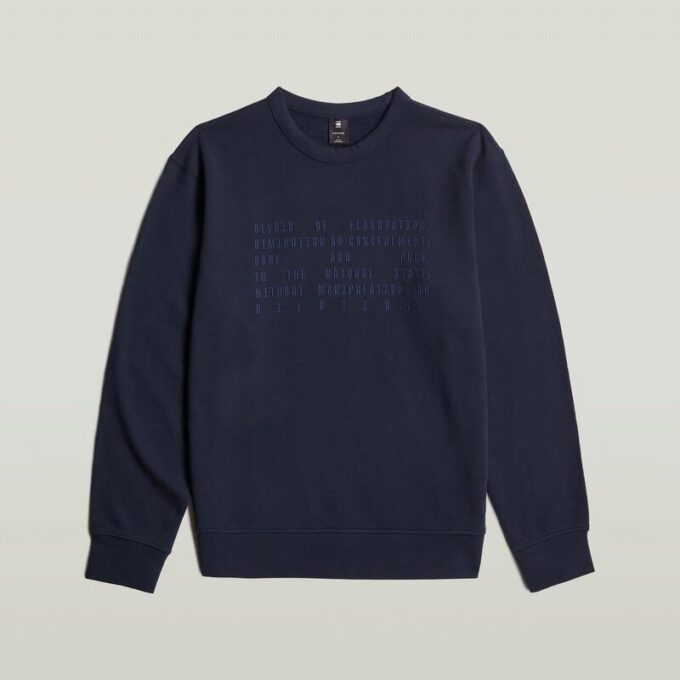 Text Graphic Sweater Text Graphic Sweater
