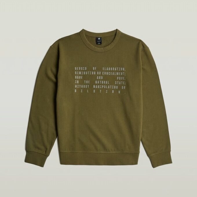 Text Graphic Sweater Text Graphic Sweater