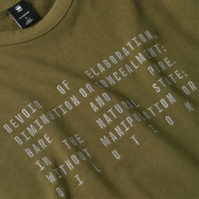 Text Graphic Sweater Text Graphic Sweater