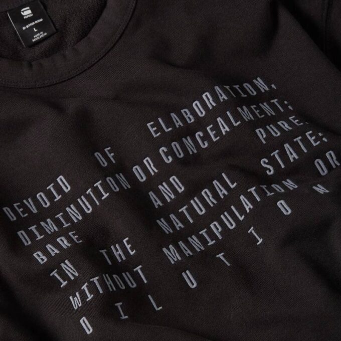 Text Graphic Sweater Text Graphic Sweater