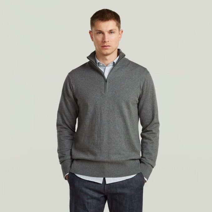 The Olivier – Correct Half Zip Sweater