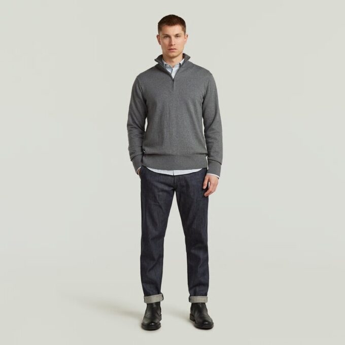 The Olivier – Correct Half Zip Sweater
