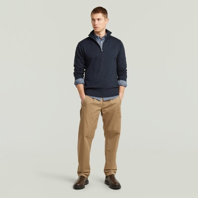 The Olivier – Correct Half Zip Sweater