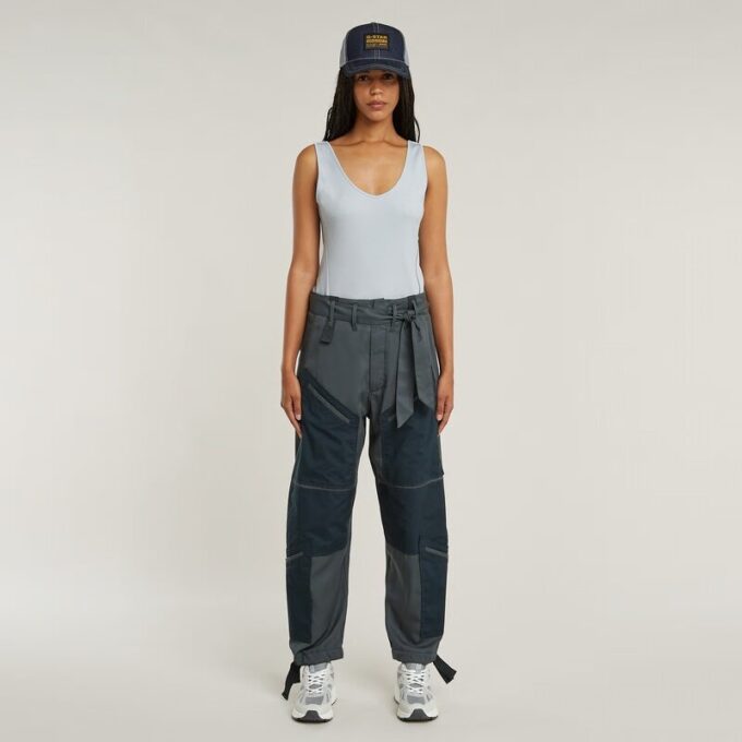 Tone On Tone Cargo Pants