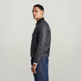 Unisex Utility Flap Pocket Lined Jacket