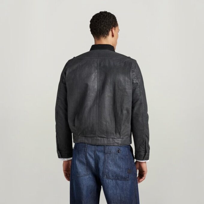 Unisex Utility Flap Pocket Lined Jacket