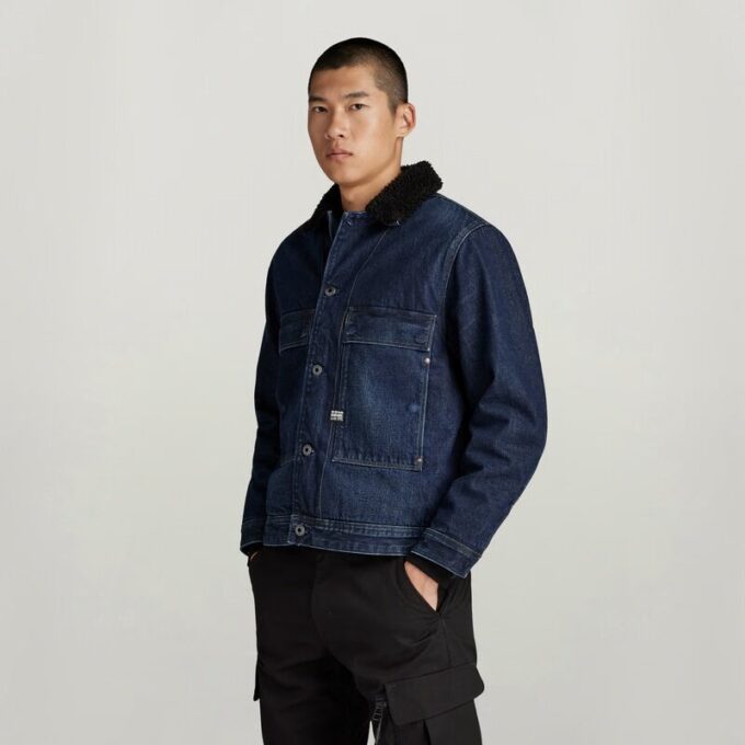 Utility Flap Pocket Sherpa Jacket Utility Flap Pocket Sherpa Jacket