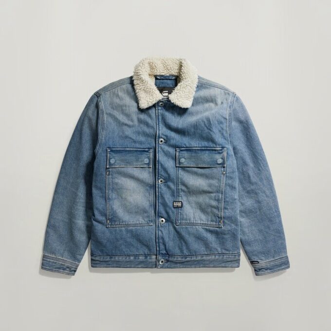 Utility Flap Pocket Sherpa Jacket Utility Flap Pocket Sherpa Jacket