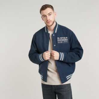 Varsity Wool Bomber