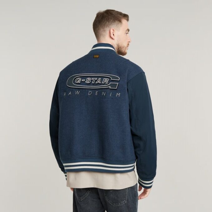 Varsity Wool Bomber